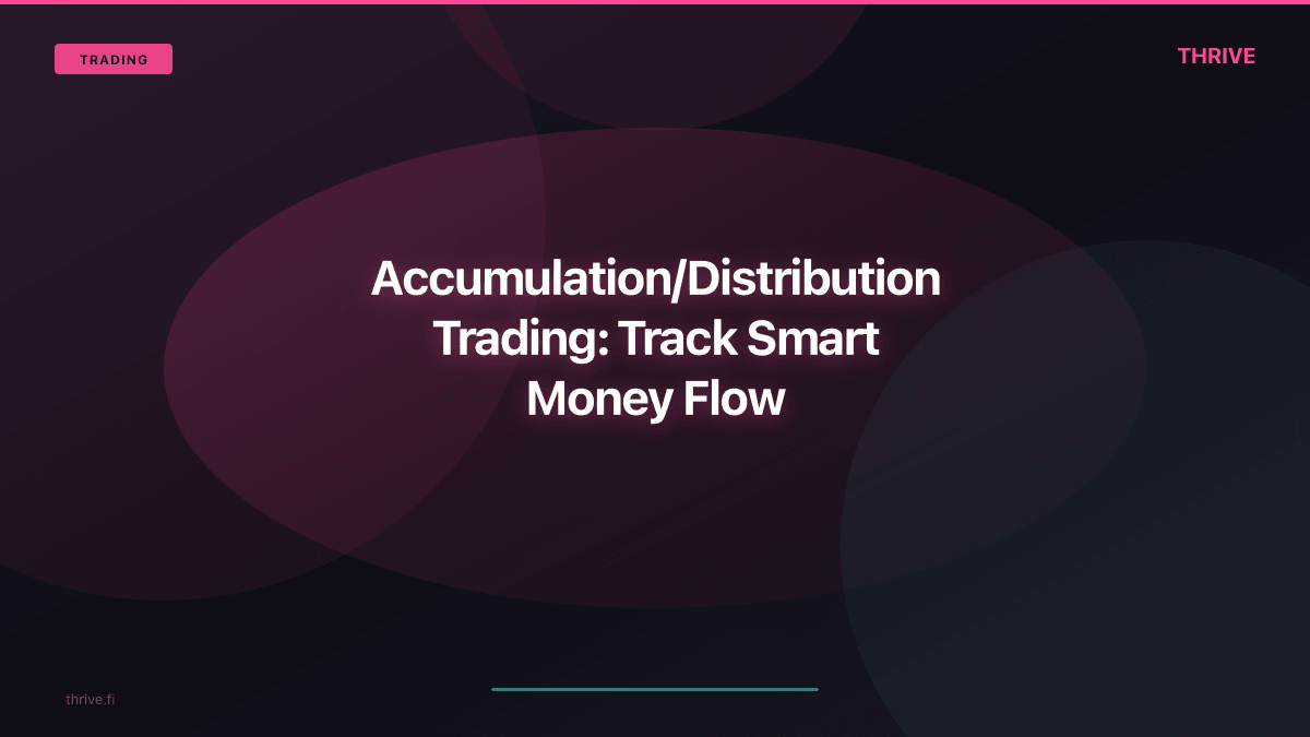 Accumulation/Distribution Trading: Track Smart Money Flow