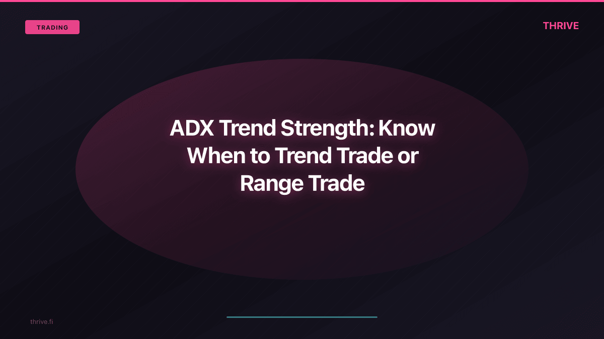 ADX Trend Strength: Know When to Trend Trade or Range Trade