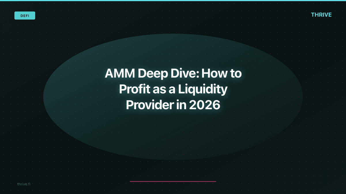 AMM Deep Dive: How to Profit as a Liquidity Provider in DeFi