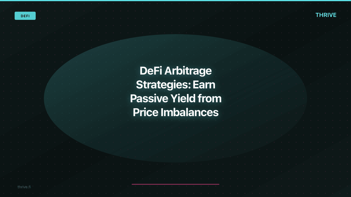 DeFi Arbitrage Strategies: Earning Passive Yield from Price Imbalances