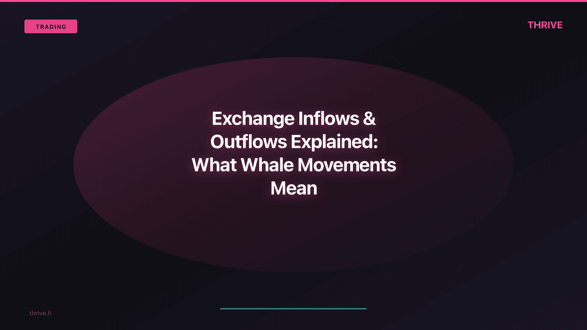Exchange Inflows & Outflows Explained: What Whale Movements Mean