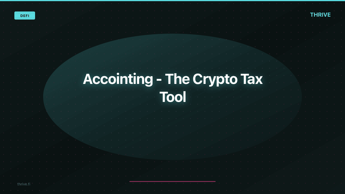 Accointing - The Crypto Tax Tool