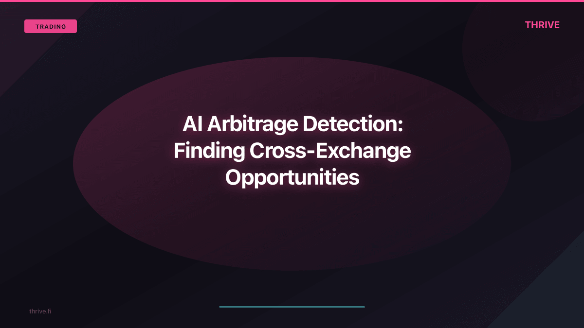 AI Arbitrage Detection: Finding Cross-Exchange Opportunities