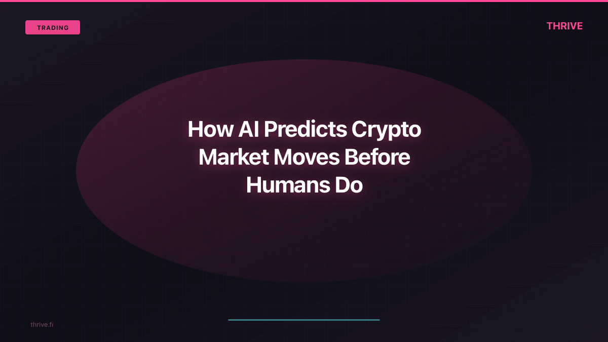 How AI Predicts Crypto Market Moves Before Humans Do