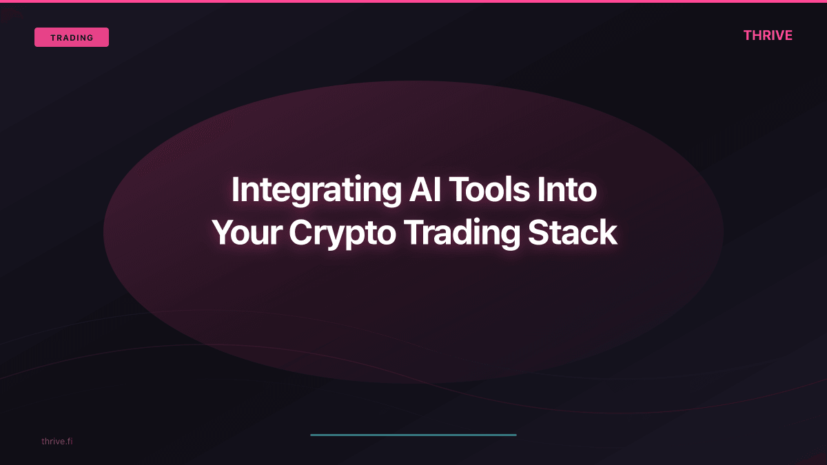 Integrating AI Tools Into Your Crypto Trading Stack