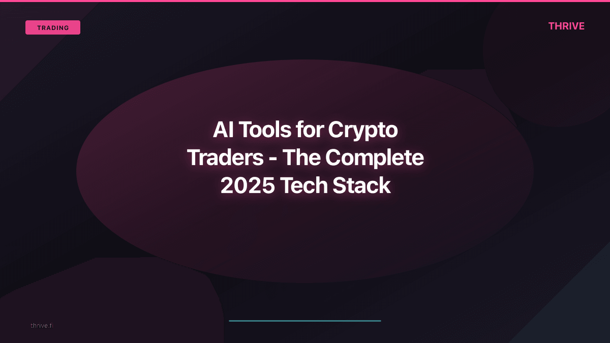 AI Tools for Crypto Traders - The Complete 2025 Tech Stack