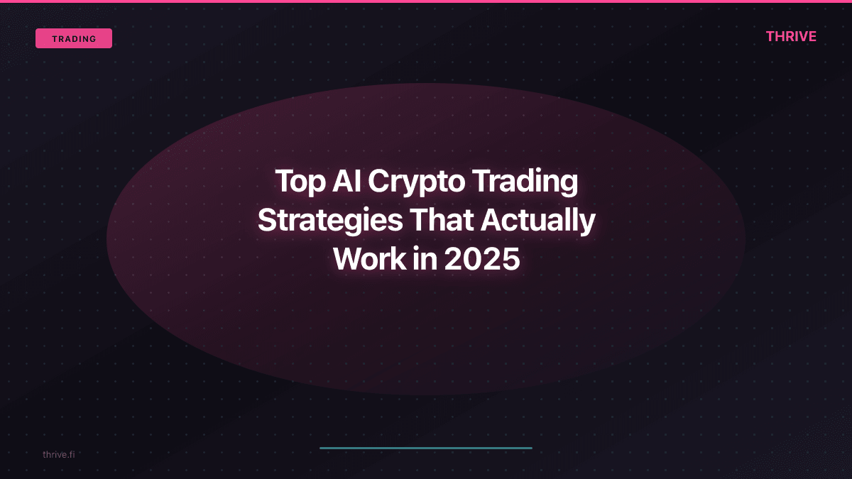 Top AI Crypto Trading Strategies That Actually Work in 2025