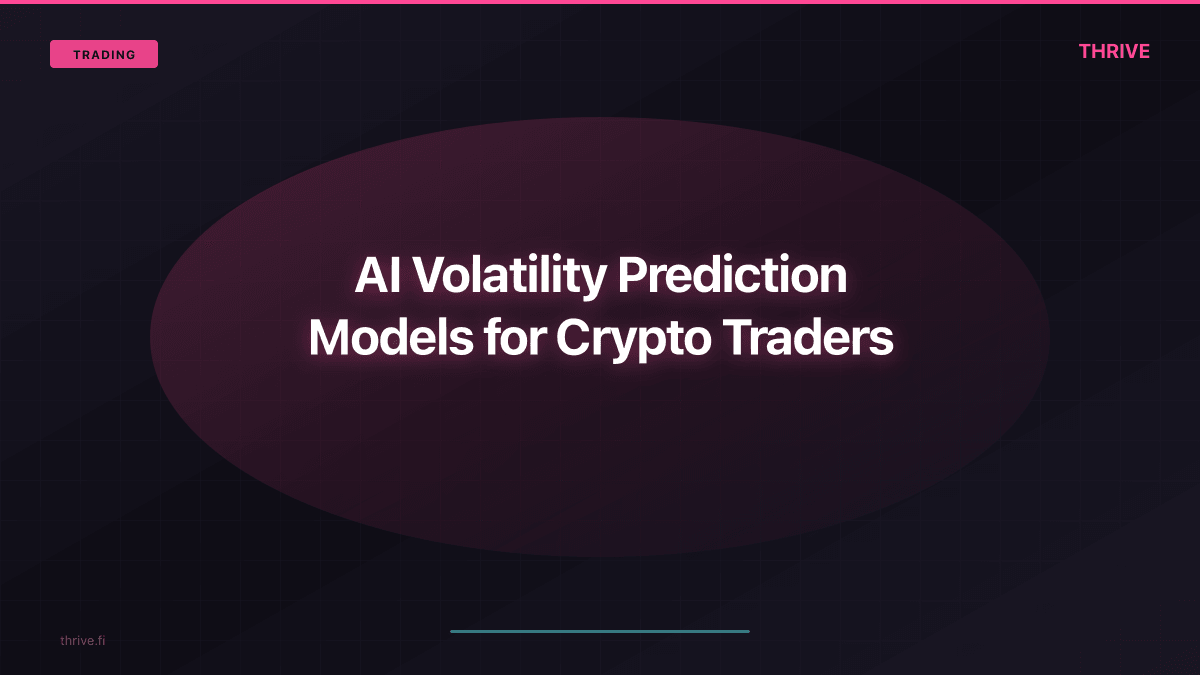 AI Volatility Prediction Models for Crypto Traders