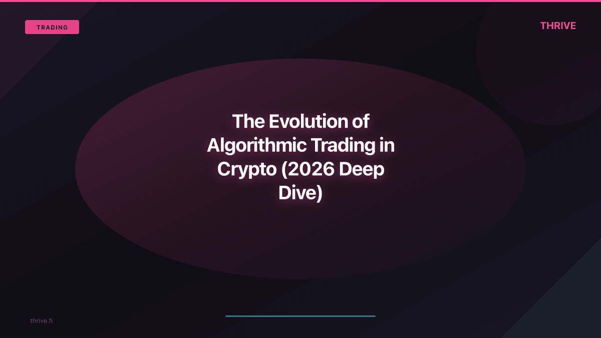 The Evolution of Algorithmic Trading in Crypto