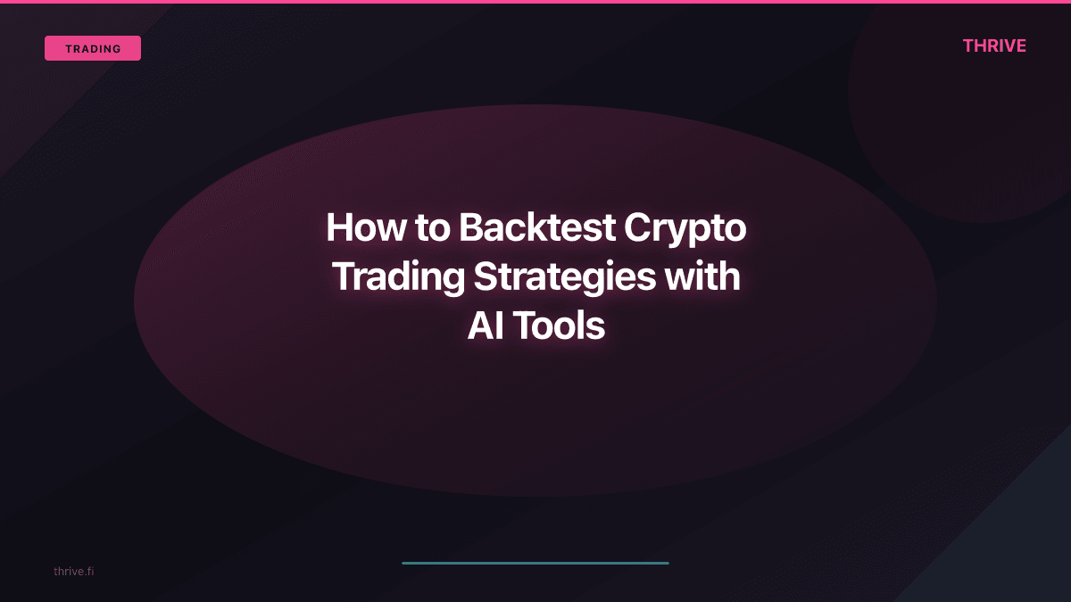 How to Backtest Crypto Trading Strategies with AI Tools
