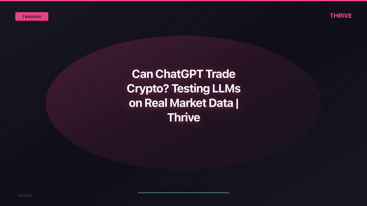 Can ChatGPT Trade Crypto? Testing LLMs on Real-Time Market Data