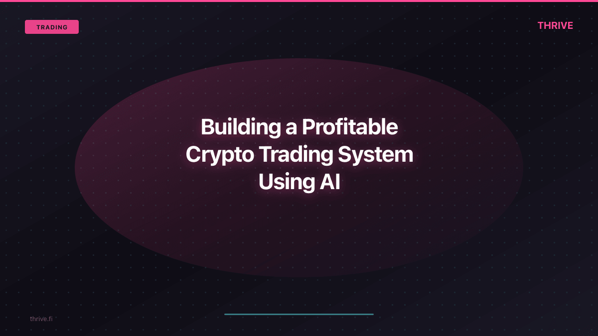 Building a Profitable Crypto Trading System Using AI
