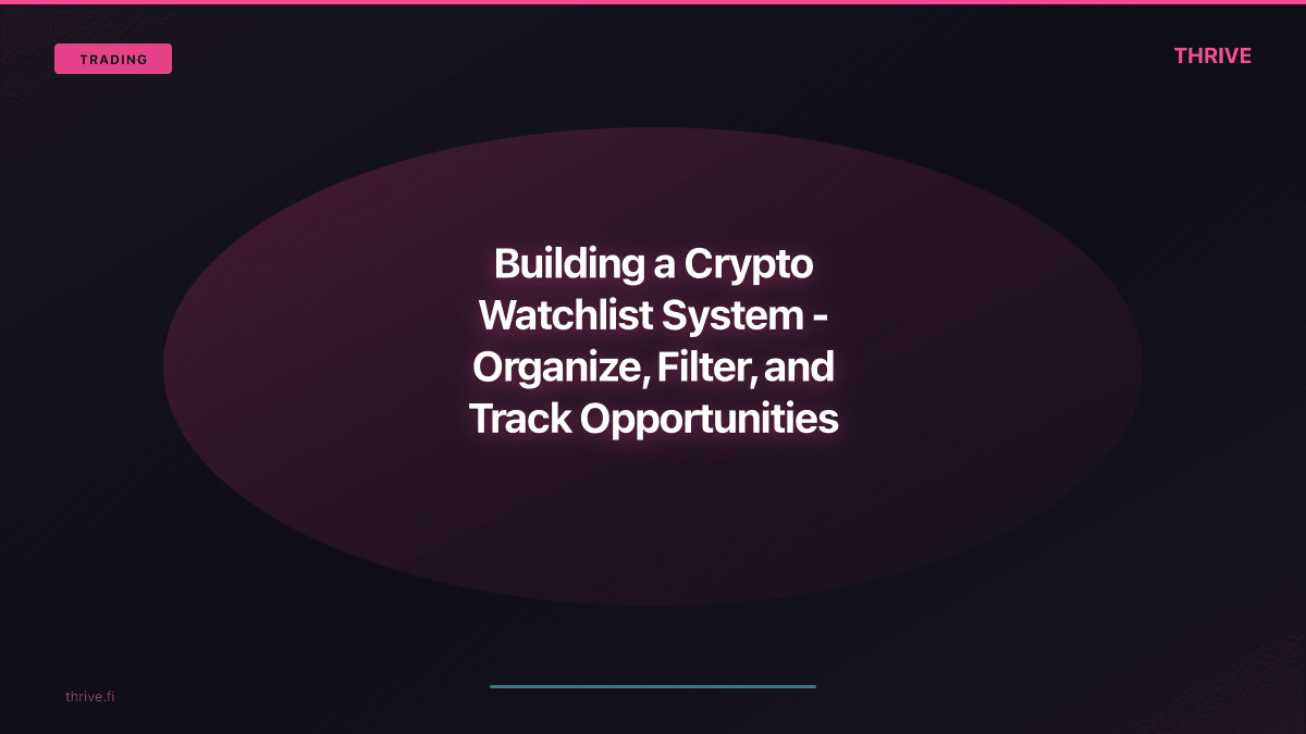 Building a Crypto Watchlist System