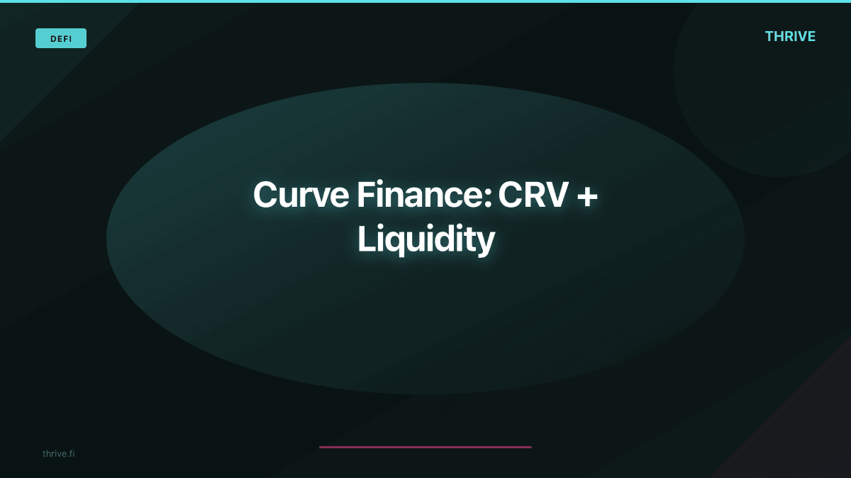 Curve Finance: CRV + Liquidity