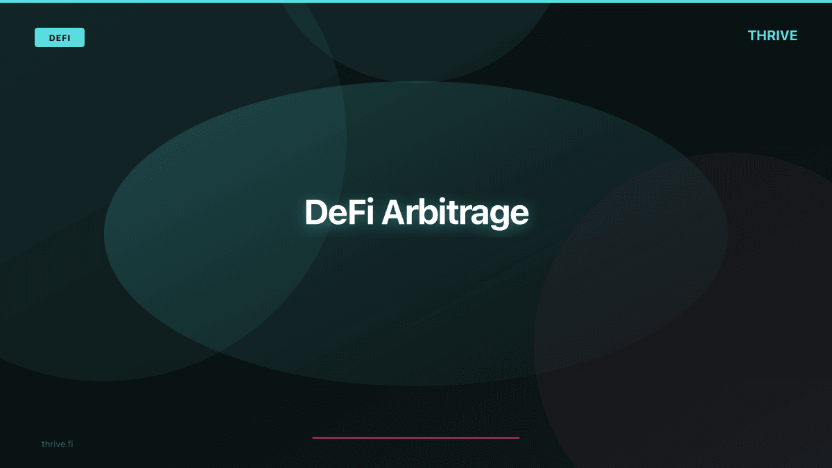 DeFi Arbitrage