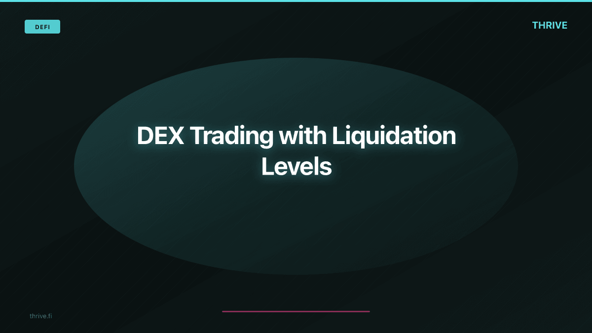 DEX Trading with Liquidation Levels
