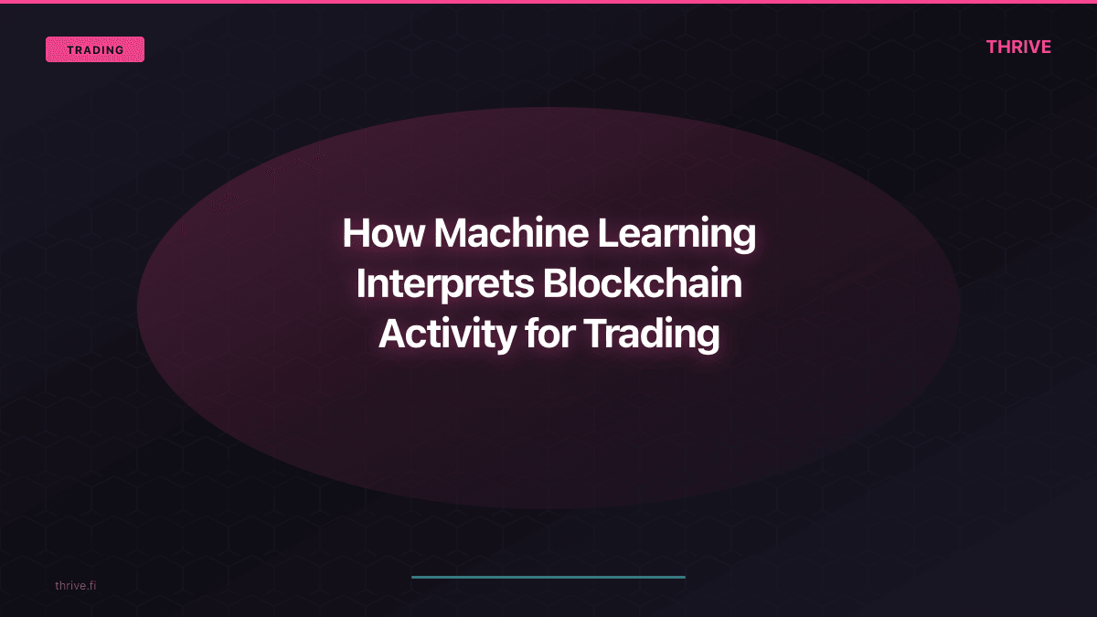 How Machine Learning Interprets Blockchain Activity