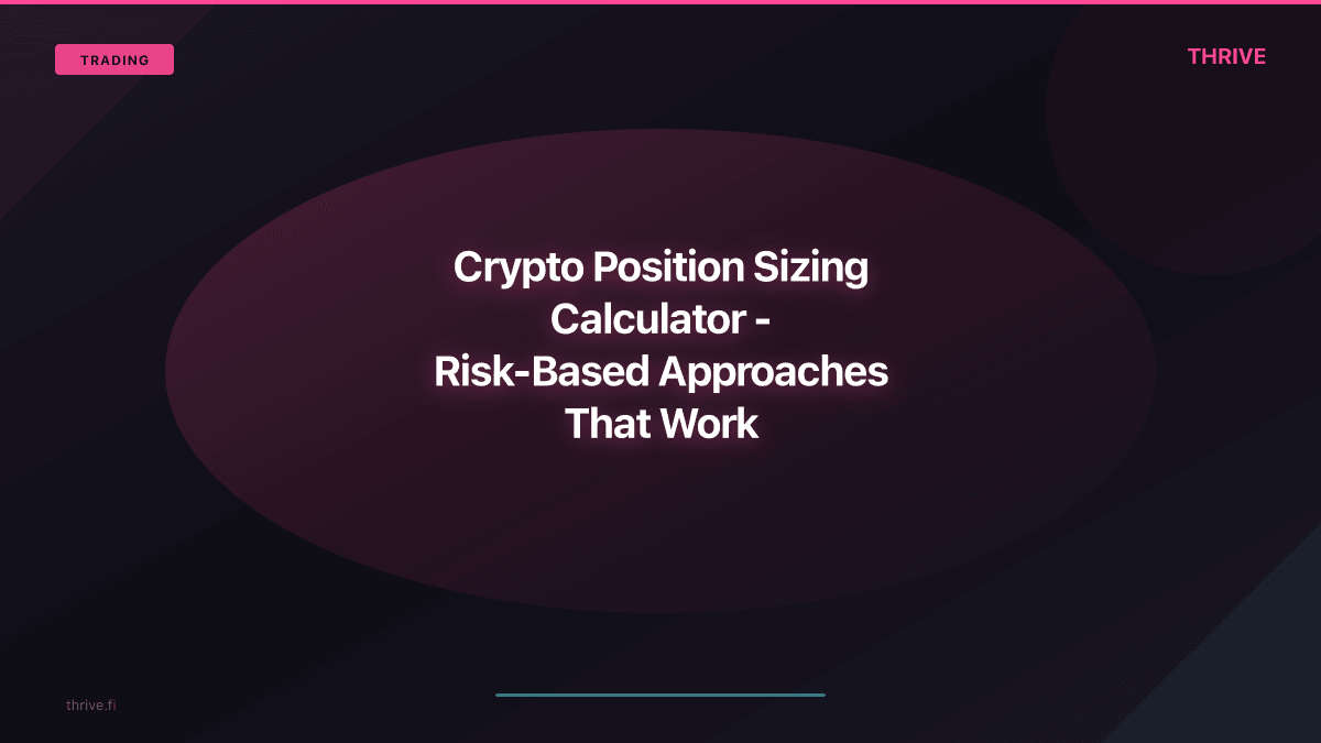 Crypto Position Sizing Calculator