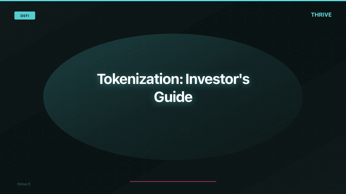 Tokenization: Investor's Guide