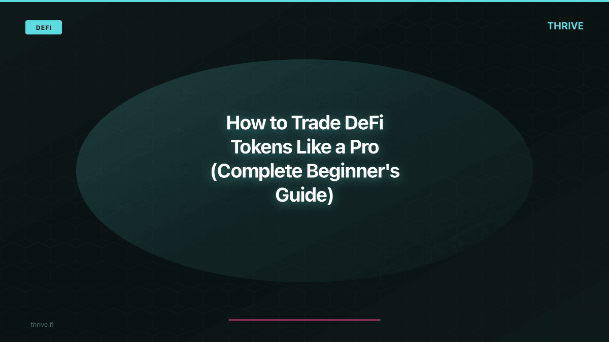 How to Trade DeFi Tokens Like a Pro