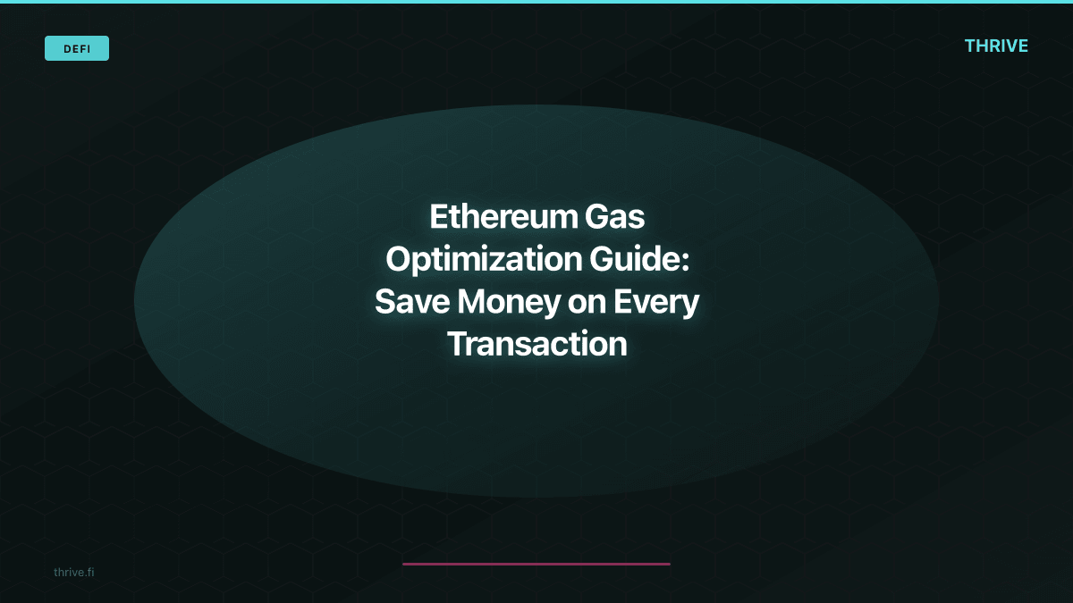 Ethereum Gas Optimization: Save Money on Every Transaction