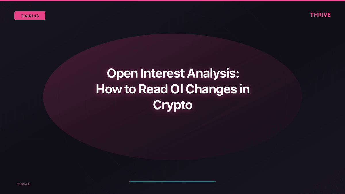 Open Interest Analysis: How to Read OI Changes in Crypto