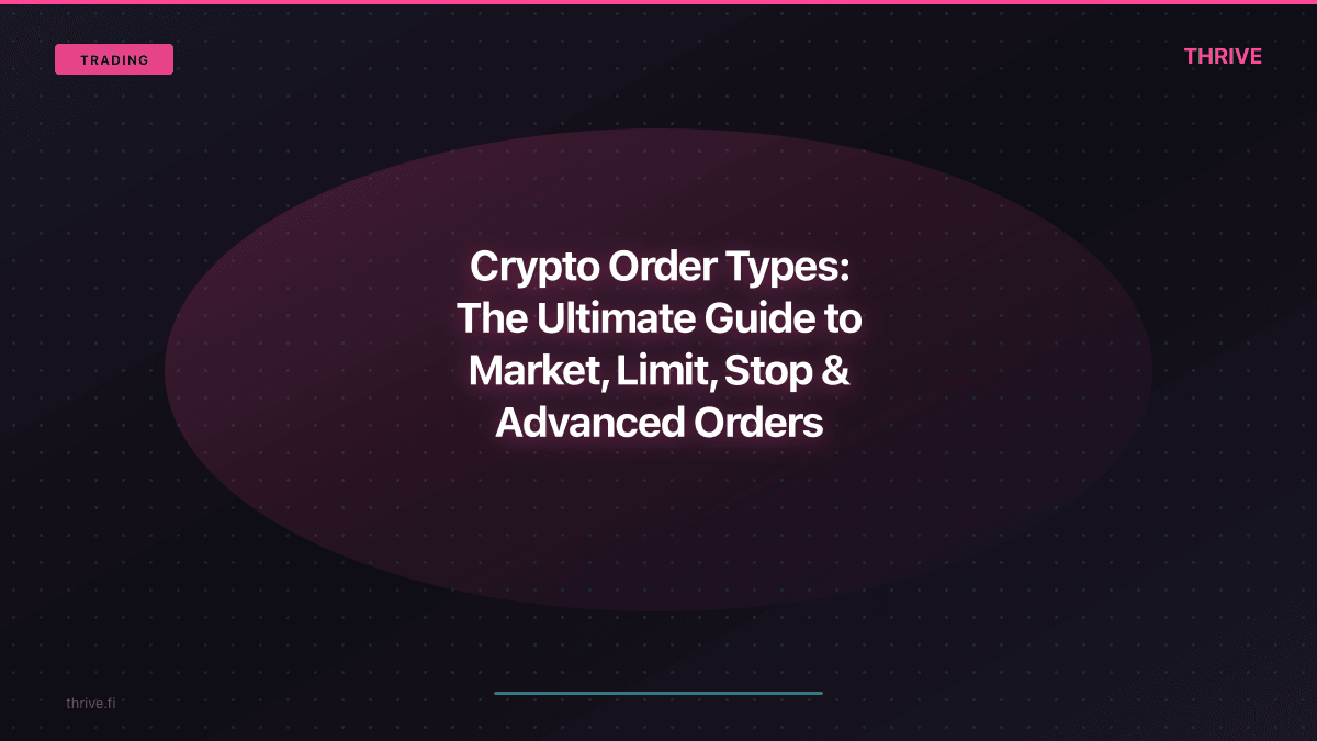 Crypto Order Types: The Ultimate Guide to Market, Limit, Stop & Advanced Orders