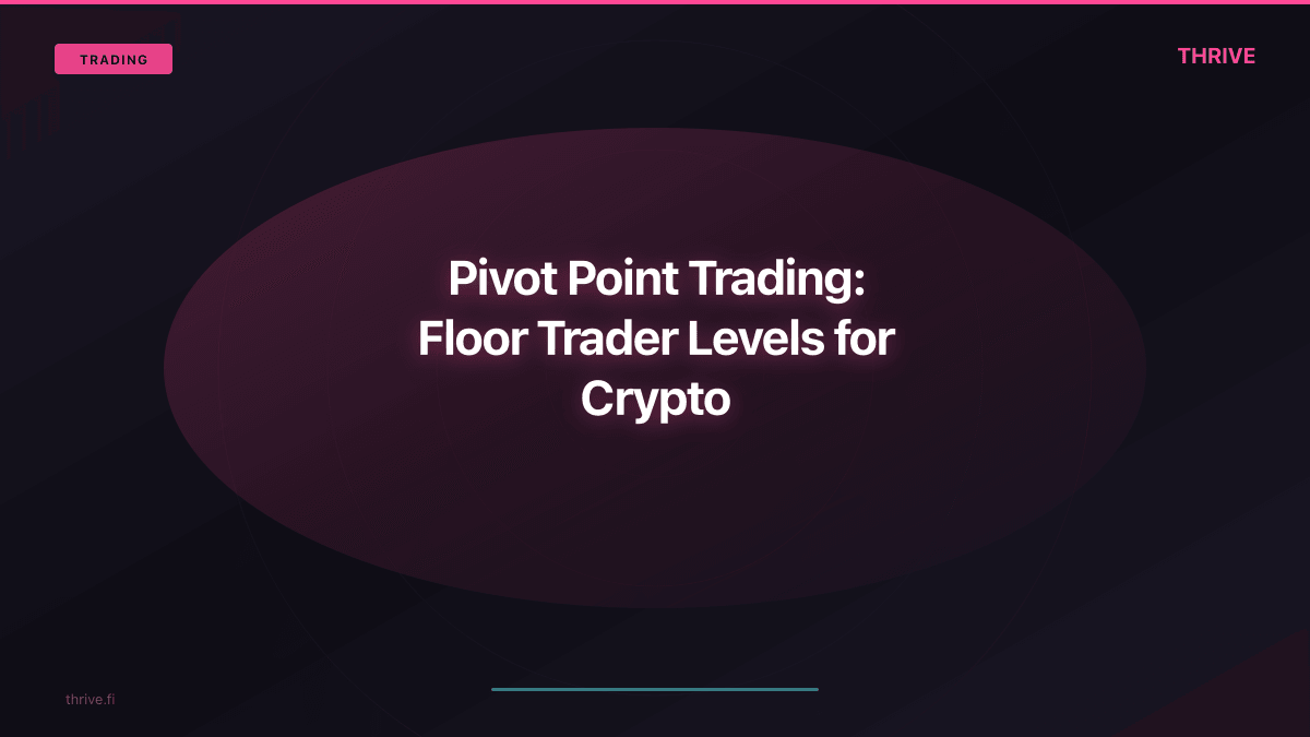 Pivot Point Trading: Floor Trader Levels for Crypto
