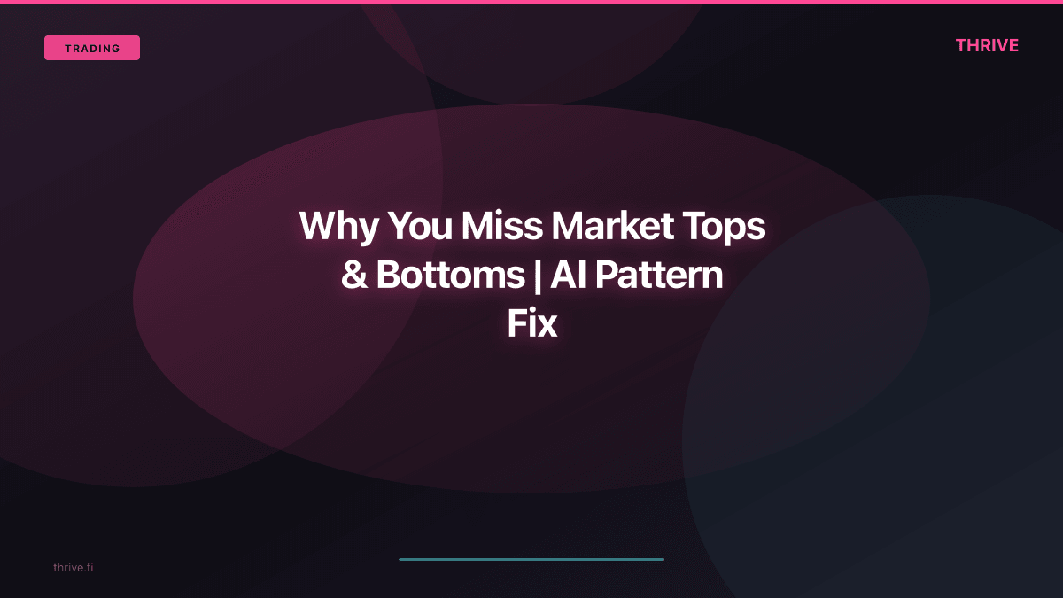 Why 80% of Retail Traders Miss Market Turning Points—and How AI Pattern Recognition Fixes That