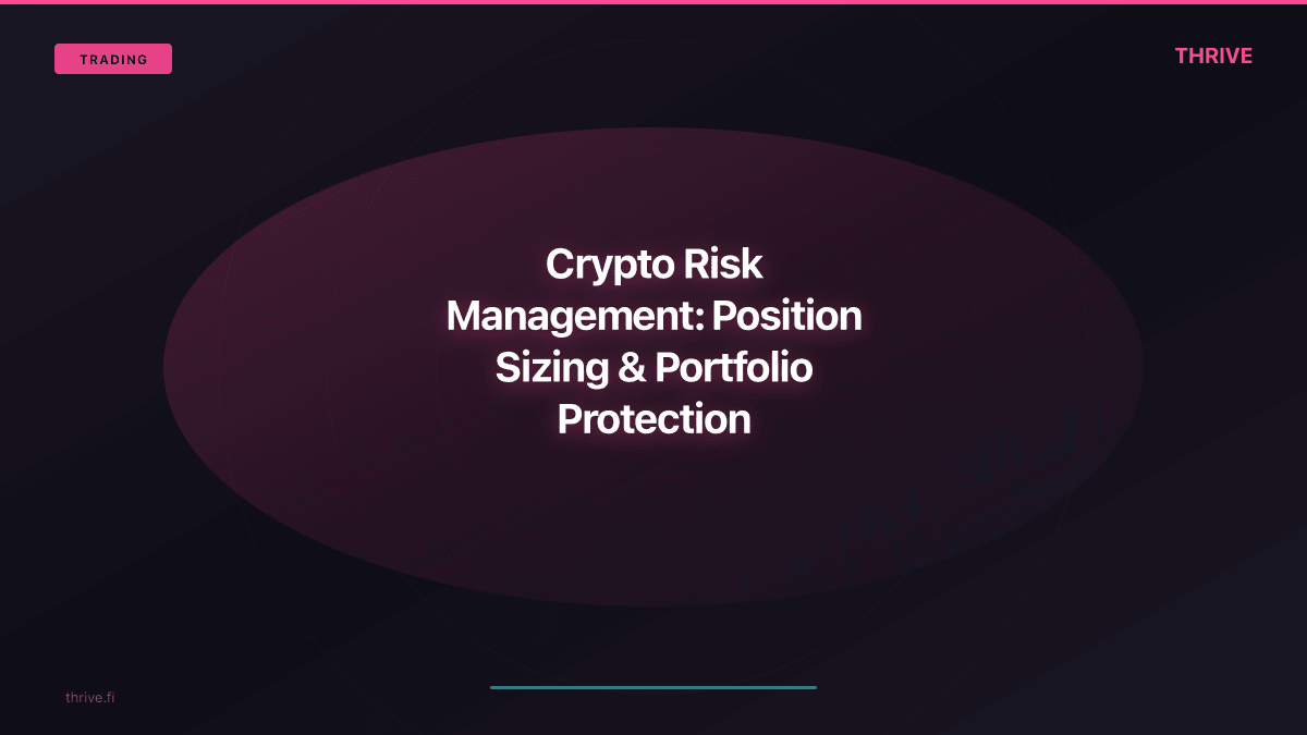 Crypto Risk Management: Position Sizing & Portfolio Protection