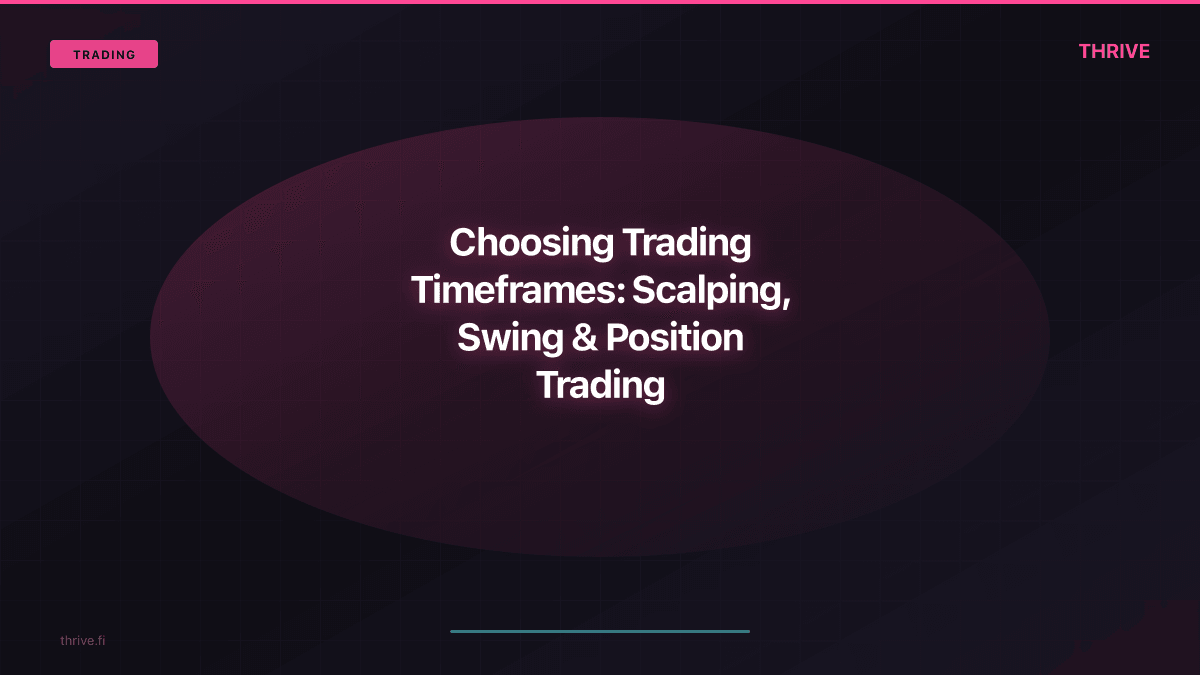 Choosing the Right Trading Timeframes: Scalping, Swing, and Position Trading
