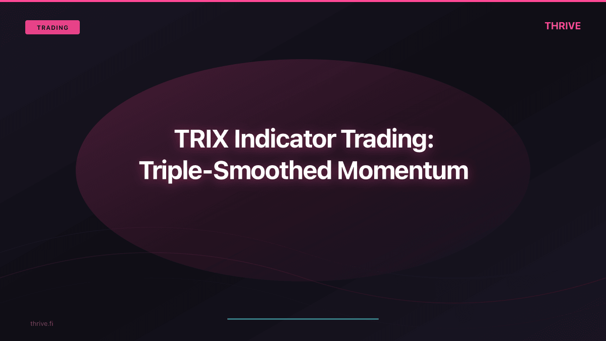 TRIX Indicator Trading: Triple-Smoothed Momentum